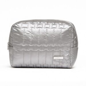 Nicole Miller Silver Quilted Bag NWOT
